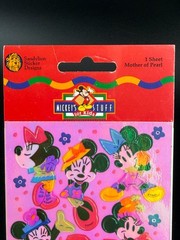 Minnie Mouse Vintage Stickers NIP Sandy Lion Mother Of Pearl Opal Iridescent