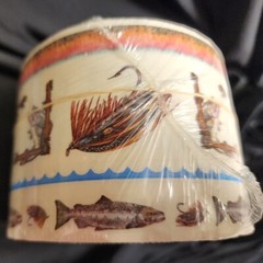 Stickers PSX Design SEALED ROLL Of Sheets Vintage RARE Fly Fishing & Borders NEW