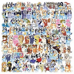 50PCS Bluey Stickers, Waterproof, Colourful & Fun!