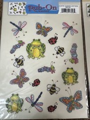 (2) Rub-On Transfers by Tulip Acid Free Country Garden Critters Happy Frogs