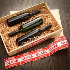 3×5 Inch 500 Pcs Handle with Care Thank You Glass Stickers Fragile Glass