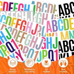 1000-Piece Waterproof Vinyl Alphabet & Number Stickers for Address Signage
