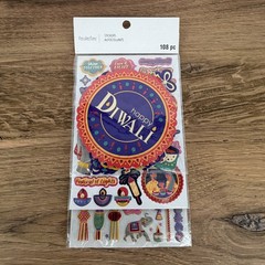 Recollections Happy Diwali Festival of Lights Scrapbook Stickers 108 pc NEW
