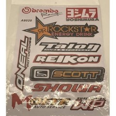 Assorted Stickers Decal Graphic Sheet (1128)X