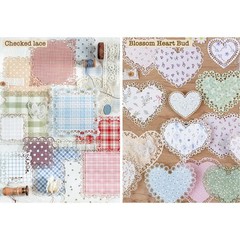 84Pcs Vintage Textured Scrapbook Paper Kit, Embossed Decorative Ephemera for Jun