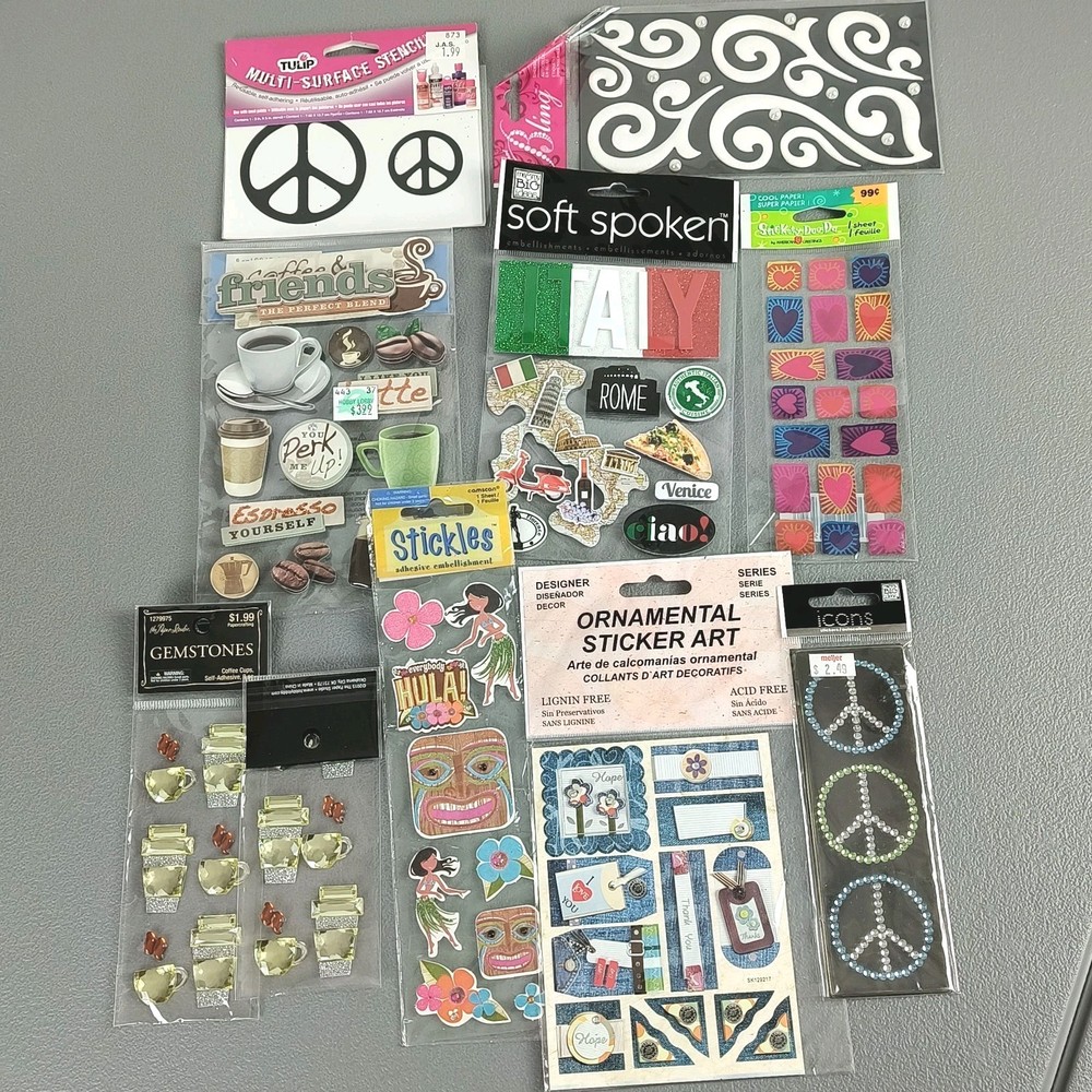Modern Sticker Lot Various Brands Of Offer Italy Swipe To See What’s Included!