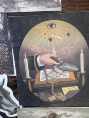 Dark Academia Gothic Vintage Sticker Lot ~50 Occult Raven Angel Ephemera
