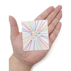 Anna Parade «All Bodies Are Good Bodies» Sticker 1 Ct Glossy Finish multicolor