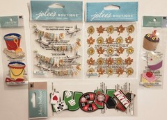 JOLEE’S BOUTIQUE Lot of 17 Dimensional Scrapbooking Stickers ASSORTED MIX