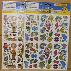 Greenbrier International Foil Stickers – Pirates & Mermaids – Lot Of 2