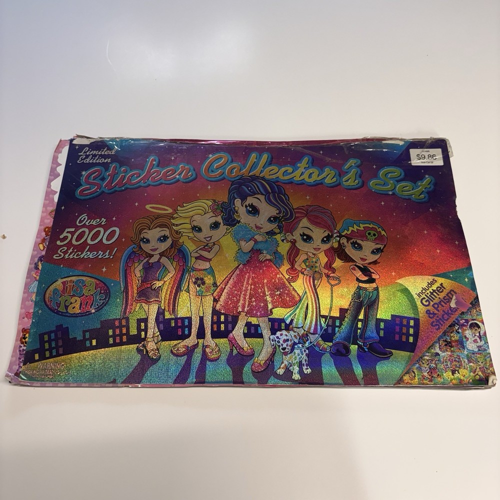 Lisa Frank Limited Edition Sticker Collectors Set Over 5000 Stickers