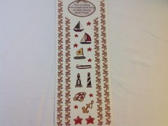 Boats Anchor Lighthouse SCRAPBOOKING Stickers & Borders By Joy Marie A135