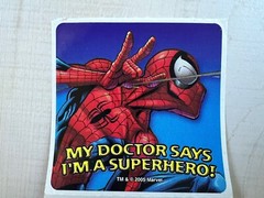 VTG Sandylion Spiderman stickers Lot Of 21 MediBadge RARE Stickers 2002, 04 2.5”