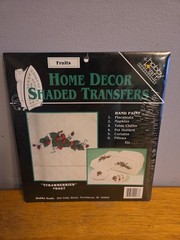 Home Decor Shaded Transfers Hobby Kraft Strawberries #9467 Fruits