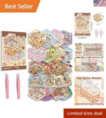 Creative DIY 3D Sticker Collection – Stress-Relieving Fun for Adults & Kids