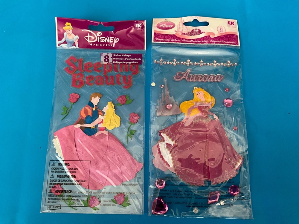 Disney SLEEPING BEAUTY AURORA Jolee’s EK Success Stickers