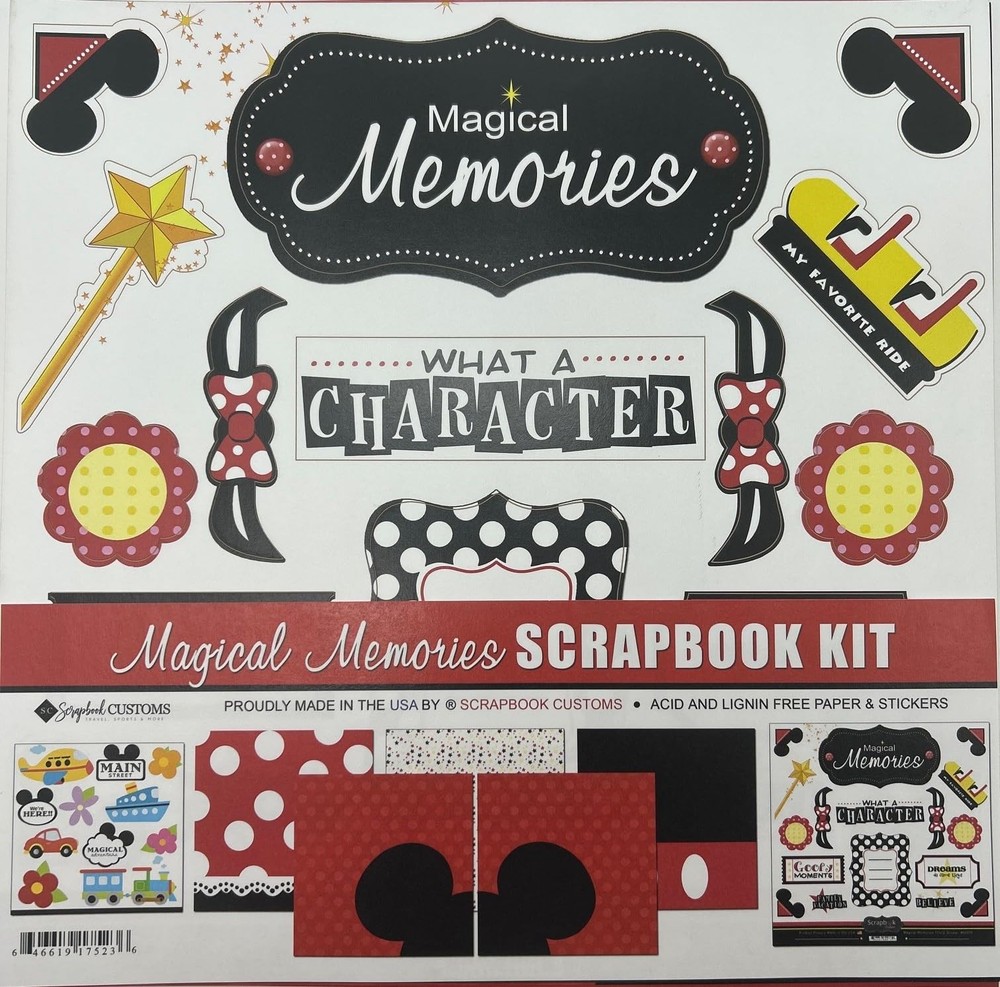 Scrapbook Customs Themed Paper and 12 inches by 12 inches, Multicolor