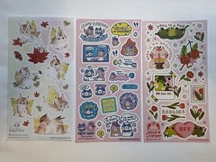 Cats, Dogs, And Animals Sticker Set, 31 Sheets, Stickiiclub And Pipsticks