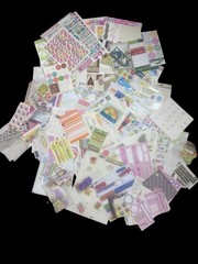 K&Company Miss Elizabeth Scrapbooking Mixed Lot Stickers Brads Metal 3+ POUNDS