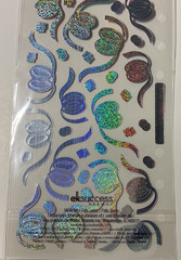 Sticko Metallic Foil Confetti Stickers EK Success 39ct 2010 SPMT17 NIP Scrapbook