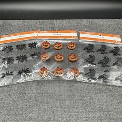 Recollections Halloween Sticker Pumpkins Spiders Black Crow Puffy Glitter Choice