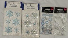 Sandy Lion & Love Nicole 3D Winter Stickers Scrapbook Crafts 4 Pkgs
