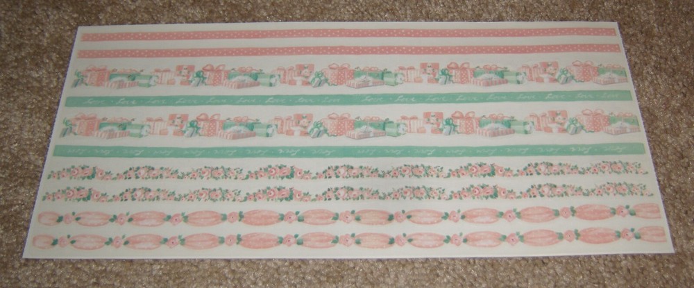 Tie Me To The Moon ~ Be Still My Heart Wedding Border Sticker Sheet