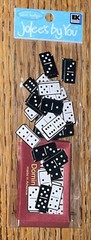 Rare Jolees By You Dominos Series Family Game Night Scrapbook Domino Dominoes 3D