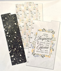 Happy Planner Homebody Classic Dashboard Dividers Bookmarks 3 Piece Home Floral