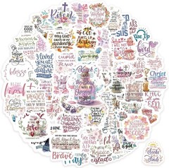 300Pcs Inspirational Christian Stickers Bible Verse Motivational for Journaling