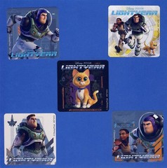 10 Lightyear Large Stickers – Party Favors – Disney Pixar – Buzz – Toy Story