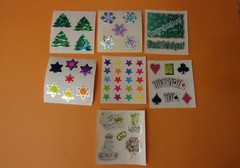 Sandylion Vintage Sticker Lot 30 Mods Prismatic Glitter Mylar Vintage 90s