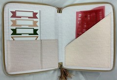 New C.R. Gibson Rose Gold Journal Accessories Organizer Stencils & Stickers