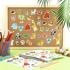 500 Pcs Cute Jungle Animals Stickers for Kids Zoo Safari Animal Stickers for Kid