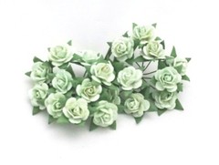 20*1.5 cm Mulberry Paper Rose Flower Craft Wedding Card making