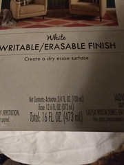 RUST-OLEUM – DRY ERASE – WRITEABLE ERASABLE FINISH – 16 FL OZ