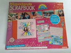 GIRL’S SCRAPBOOK KIT WITH ACCESSORIES! SQUAD GOALS, GIRL POWER FOR AGS 6+ NEW!