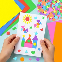 1620Pcs Foam Stickers Foam Shape Stickers Colorful Adhesive,8 Colors Heart St…