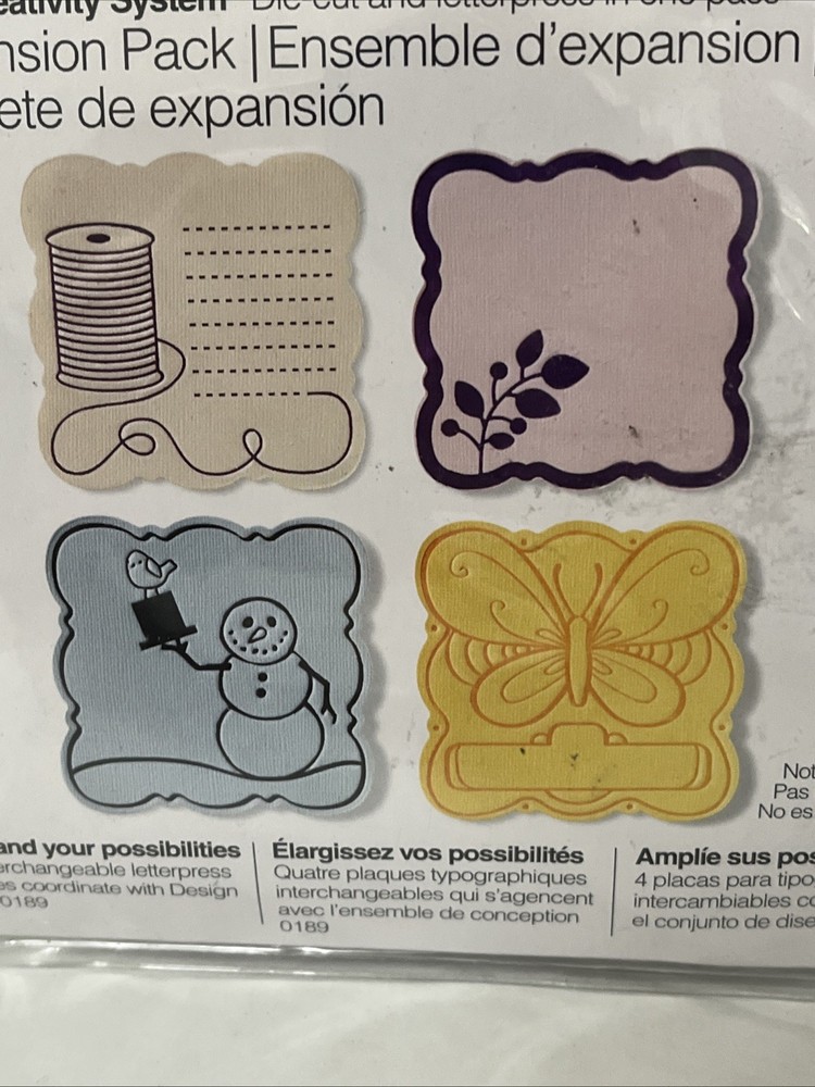 Fiskars Fuse Creativity System 0189 Medium Expansion Pack Set Of 4 Butterfly