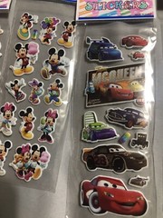 4 Random Different Sheets 3D Puffy Stickers Children Kids Gift Reward USA Seller