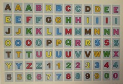 ALPHABET BLOCK Stickers (84pc)Martha Stewart•Letters •Numbers•Words•Card making•