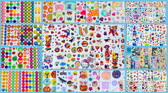 1000+ Stickers | HUGE Kids Girls Boys Teens Children Wholesale Xmas Sticker Lot