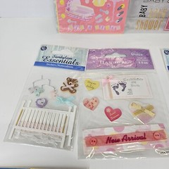 Vintage Girl Baby Shower Scrapbooking Crafting Stickers Mixed Lot Of 11 New