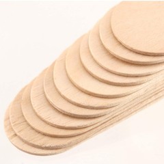 PINGEUI 200 Pcs 8 × 1 Inch Jumbo Craft Sticks, Wooden Large Tongue Depresso