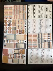 Creative Sticker Lot Scrapbooking Planner Agenda 52 Tim Holz 80+ Pages Sheets