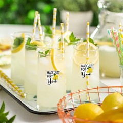 Lemon Stickers 1.5 Inch 500 Pcs Thank You Small Business Labels for Cups