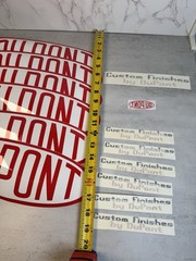 Du Pont Vintage Sticker Lot 14 Pieces Vintage Decal Sticker