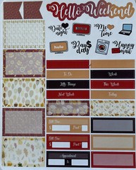 HELLO WEEKEND Stickers(32pc) Autumn•Fall•Leaf•Planner•Journaling •Label•Calendar