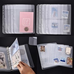 A5 Die Sticker Storage Book Binder Transparent Folders Bag DIY Photocard Stamp