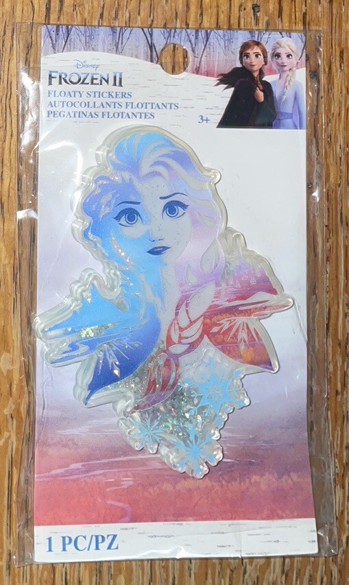 NEW Disney Frozen 2 or II Movie Elsa Floaty Snowflakes 3D Sticker Scrabook craft